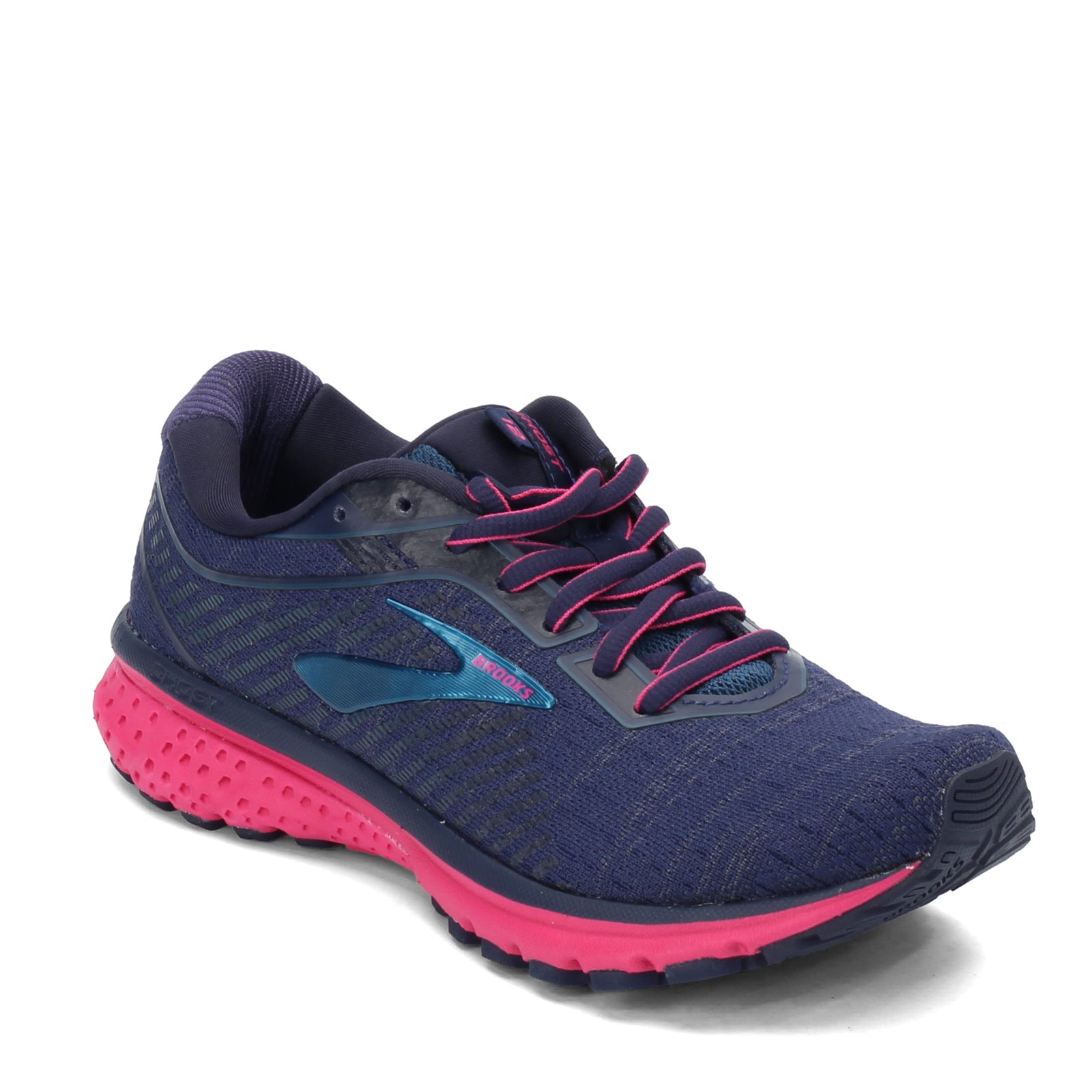 navy running shoes